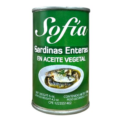 SOFIA SARDINA LATA ACEITE VEGETAL 170 (E